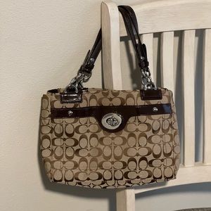 Brown Signature Coach Purse